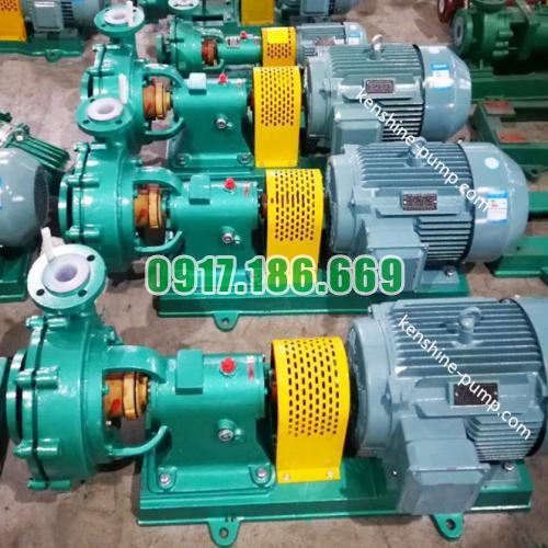 Máy bơm bùn động cơ 18.5kw cánh hở hút bùn axit FMB125-100-250