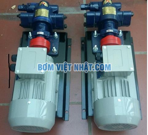 Bơm bánh răng 1m3 áp suất 14,5 bar có van hồi áp