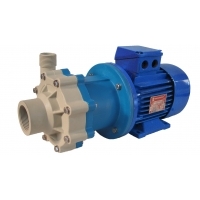 Máy bơm đầu nhựa chịu axit ăn mòn kết nói ren CM MAG - P