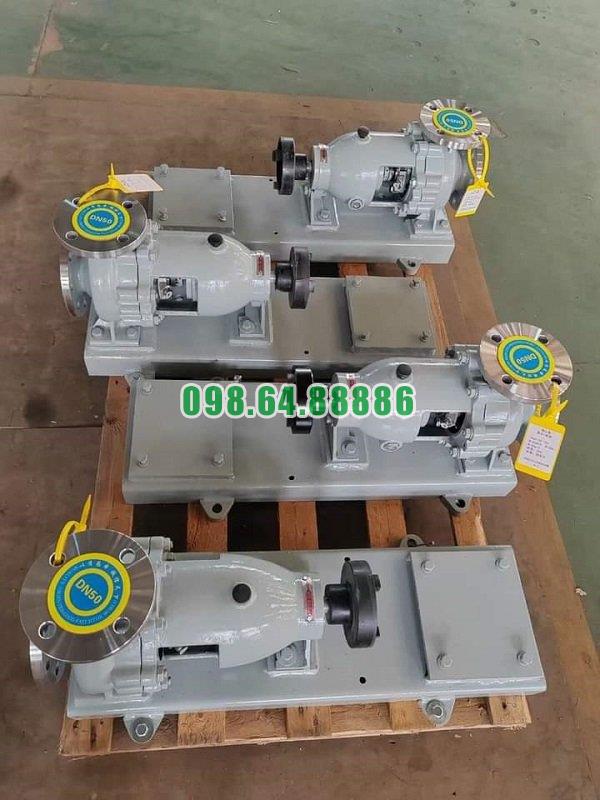 Máy bơm cánh hở li tâm trục ngang IHK65-50-125 vật liệu inox 316