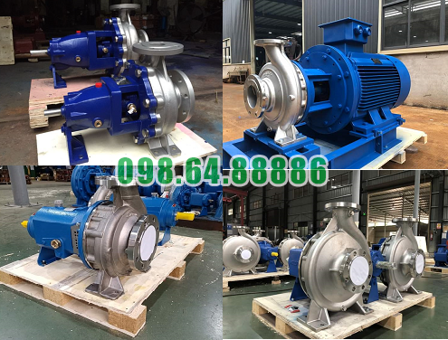 Giá máy bơm cánh hở li tâm trục ngang IHK80-50-200 lưu lượng 13-60 m3/h
